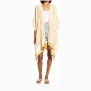 Madewell Striped Beach Cape Scarf